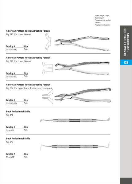 American  Pattern Tooth Extracting Forcep