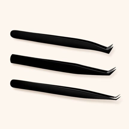 Eyelash Fiber Tip Tweezers